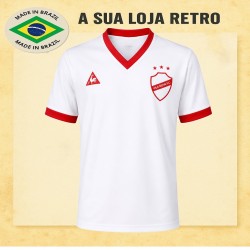 Camisa retrô Vila Nova Futebol Clube branca le Coq 1982
