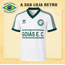 Camisa retrô Goiás Esporte Club Branca -1980