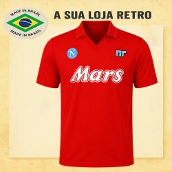 Camisa Retrô Napoli azul Buitoni 1985- ITA
