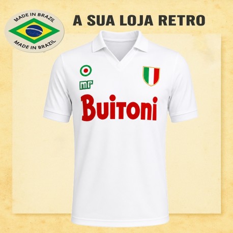 Camisa Retrô Napoli tradicional- ITA
