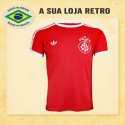 Camisa retrô Internacional Gola Redonda 1977.