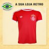 Camisa retrô Internacional Gola Redonda 1977.
