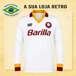 Camisa retrô AS Roma branca 1987 - ITA