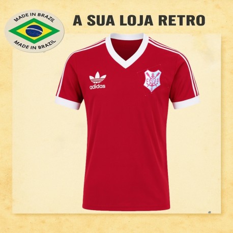 Camisa retrô clube sergipano - 1989 vermelha
