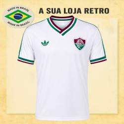 Camisa retrô Fluminense Branca - 1980