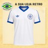 Camisa retrô Esporte Clube São Bento branca logo
