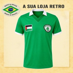 Baby look retrô Palestina verde -