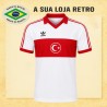 Camisa retrô Turquia Branca - 1989