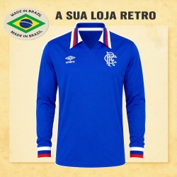 Camisa retrô Glasgow Rangers ML 1980 ESCSC