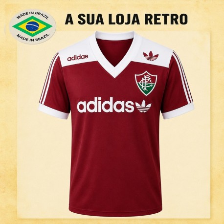 Camisa retrô treino Fluminense Grena