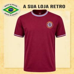 Camisa retrô Aston Villa Gola Polo- 1981