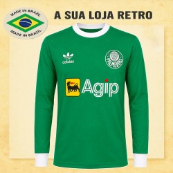 Camisa retrô Palmeiras ML Agip 1987-88.