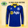 Camisa retrô Palmeiras Goleiro Agip Azul ML - 1992