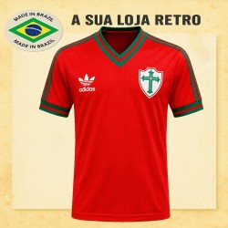 Camisa retrô Portuguesa Desportos Vermelha 1987