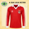 Camisa retrô Tradicional Benfica ML 1984- POR
