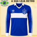 Camisa retrô Olaria Azul ml 1984