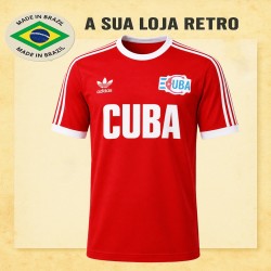 Camisa retrô Cuba 1980