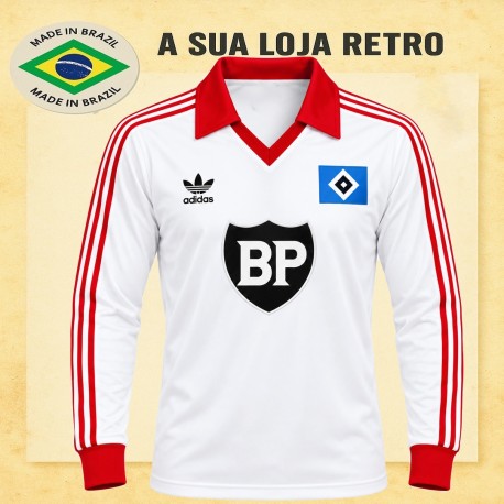 Camisa retrô Hamburgo SV BP ML-1980