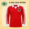 Camisa retrô Eintracht Francfurt ML Vermelha - ALE