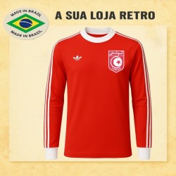 Camisa retrô da Tunisia ML Vermelha - 1978