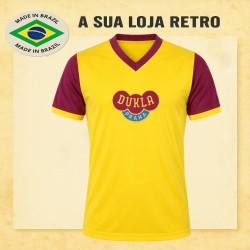 Camisa retrô Dukla Praga amarela