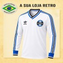 - Camisa retrô Branca Grêmio Away ML - 1983