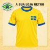 Camisa retrô Suécia 1970