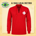 Camisa retrô Suiça Cordinha ML - 1954