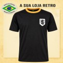 Camisa retrô Holanda Goleiro Preta