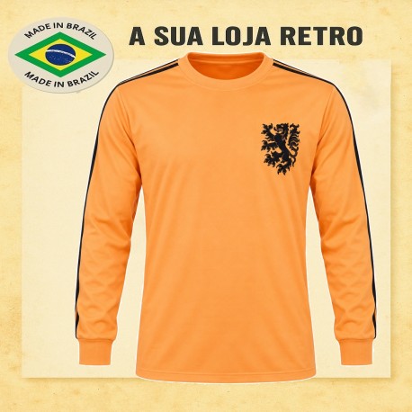 Camisa retrô Holanda ML - 1974