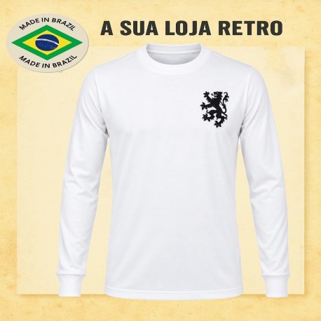 Camisa retrô Holanda goleiro ML branca 1971
