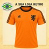 Camisa retrô Holanda 1980