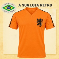 Camisa retrô Holanda Yohan Cruyff - 1974