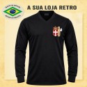 Camisa retrô Italia Goleiro Preta ML - 1934