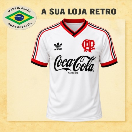 Camisa retrô Atletico Paranaense Branca Le Coq