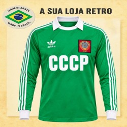 Camisa retrô CCCP goleiro verde- 1982