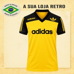 Camisa retrô Treino Amarelo
