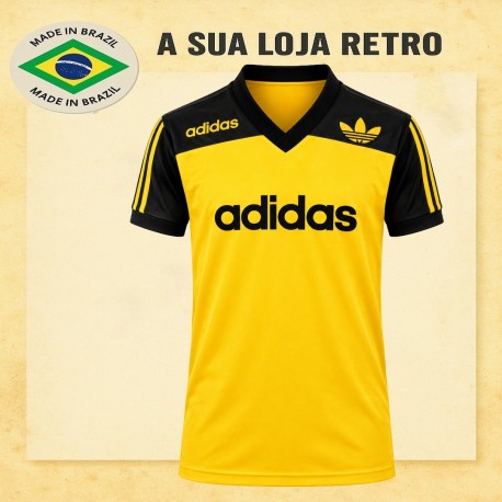 Camisa retrô Treino Amarelo