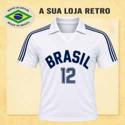 Camisa retrô Brasil de Volei - 1984