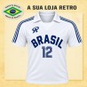 Camisa retrô Brasil de Volei Rainha - 1984