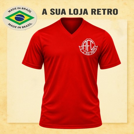 Camisa retrô América de Rio Preto 1980